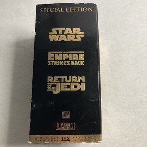 Star Wars Trilogy (VHS, 1997, Special Edition) - A New Hope, Empire, Jedi